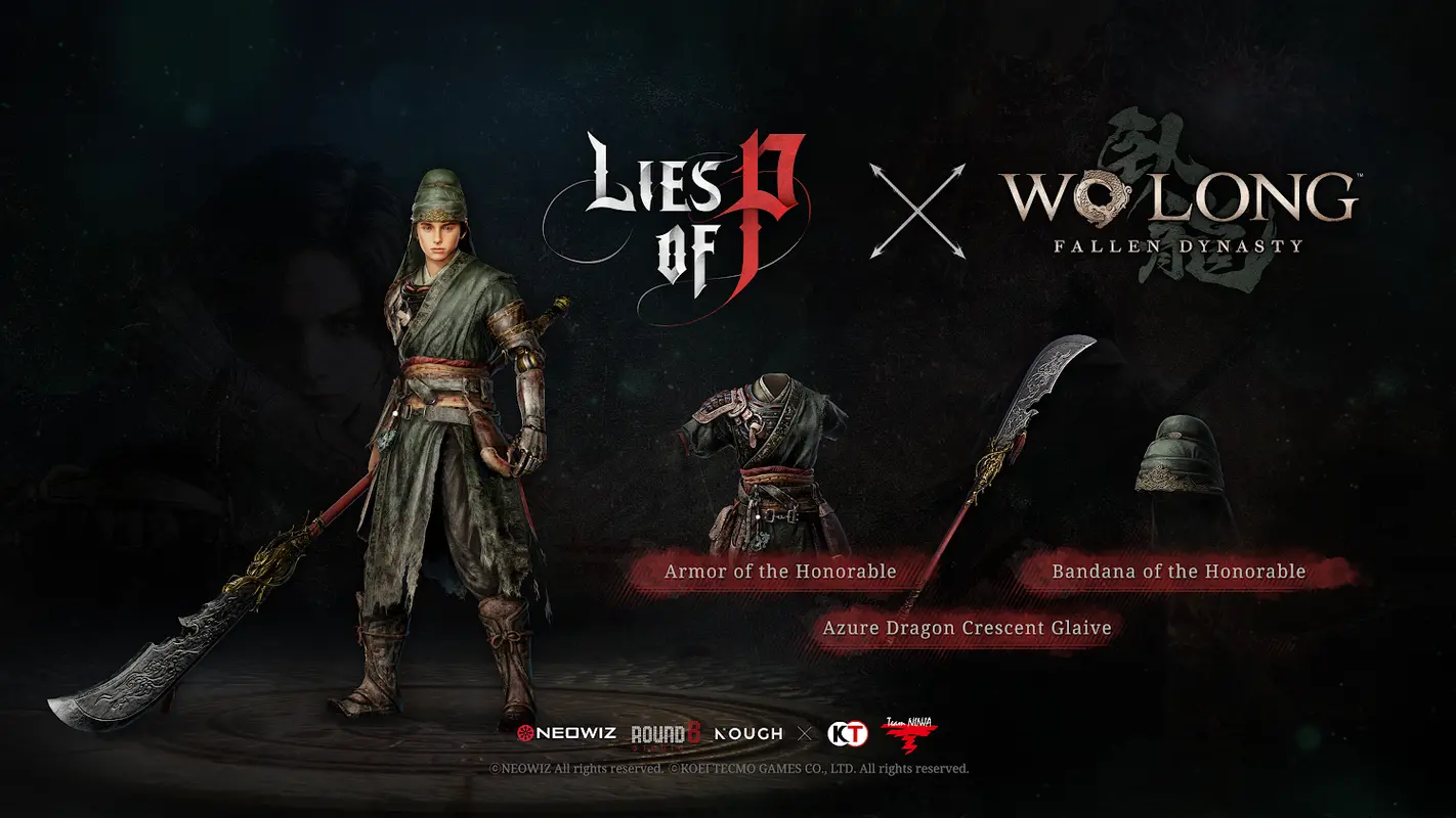 NEOWIZ lansează DLC-ul colaborativ "Lies of P cu Wo Long: Fallen Dynasty" pentru jocul Lies of P
