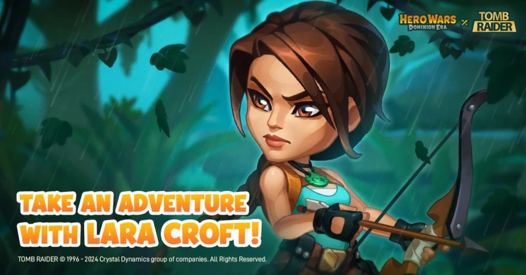 Lara Croft înfruntă noi aventuri în Hero Wars