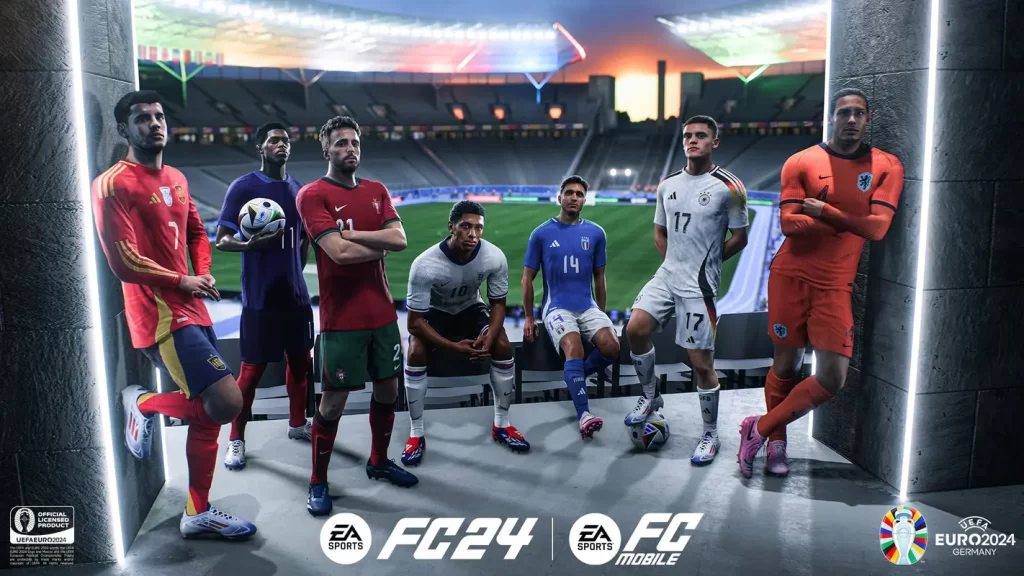 EA SPORTS aduce UEFA EURO 2024 pe terenul virtual în FC 24 și FC Mobile