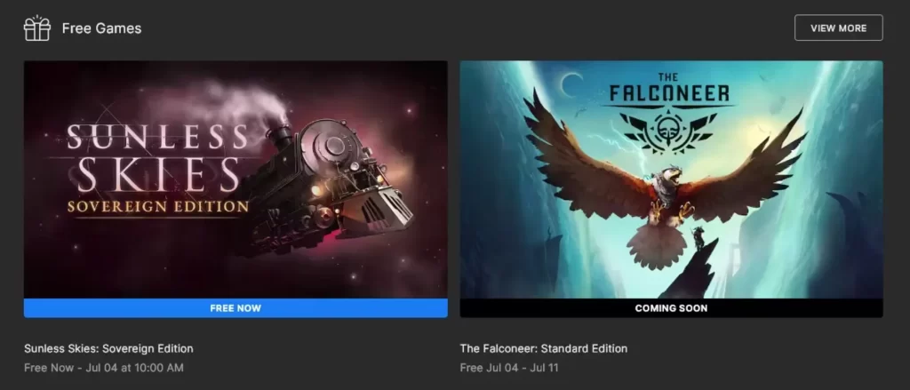 Epic Games Store dezvăluie jocul gratuit pentru 4 iulie: The Falconeer