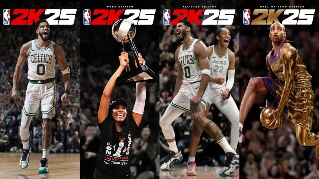 NBA 2K25 dezvăluite edițiile WNBA, All-Star și Hall of Fame!