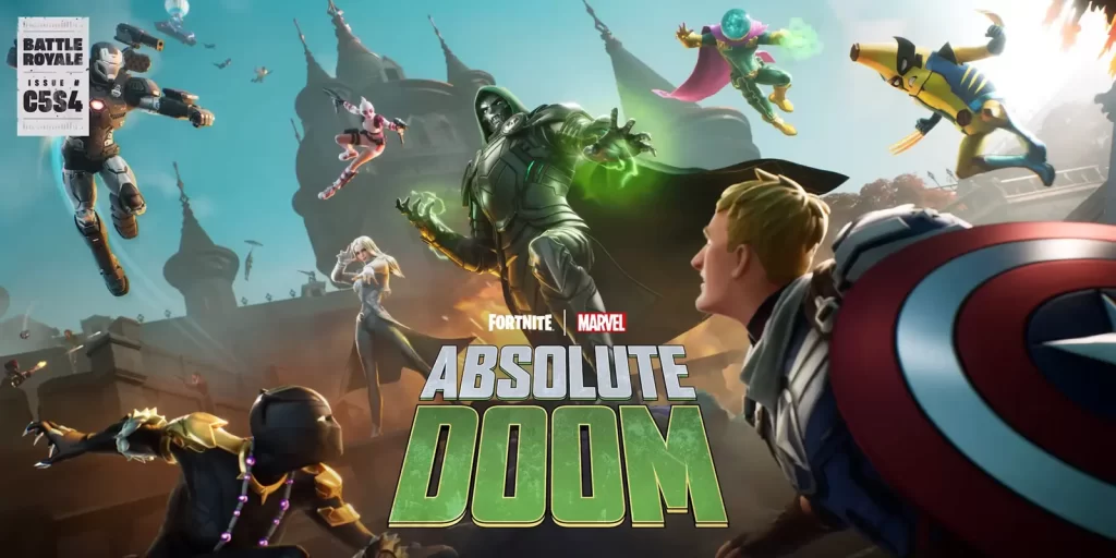 Fortnite dezvăluie permisul de luptă „Absolute Doom” cu tematică Marvel și noi skinuri Disney