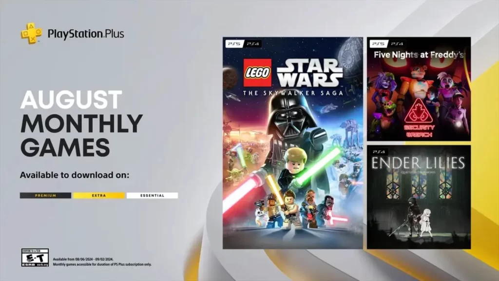 Jocuri gratuite PlayStation Plus pentru august: Lego Star Wars, Five Nights at Freddy’s și Ender Lilies