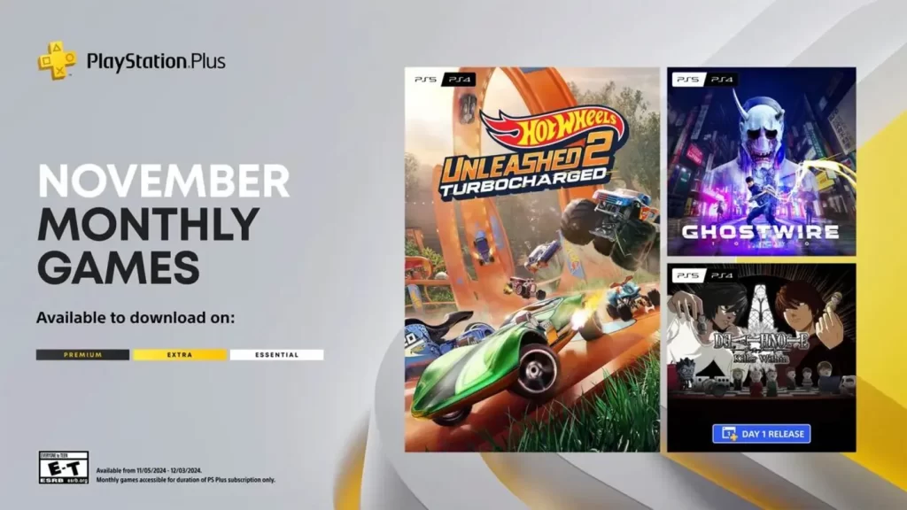 Jocurile gratuite PlayStation Plus pentru noiembrie au fost dezvăluite: Hot Wheels Unleashed 2, Ghostwire: Tokyo și Death Note Killer